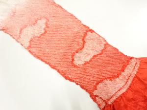 正絹　絞り　帯揚げ